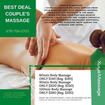 Xuya Massage
 14865 Hwy 92 Suite 3, Woodstock, GA 30188
 Call us at 678-756-5703