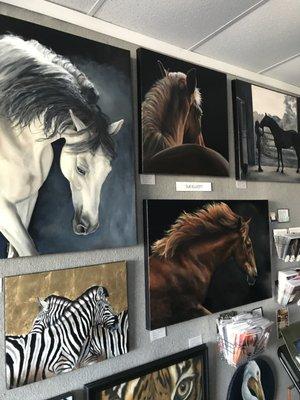 Equine Art by Sue Elliott. Perfect for horse lovers