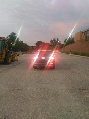 Reversing in a straight line when light was failing. Part - 2