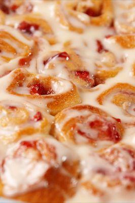 Strawberry Cinnamon Rolls