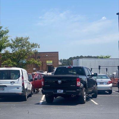 And Home Depot customer parking of the year goes to