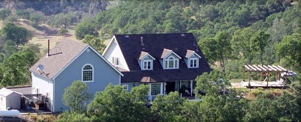 One of our finished products complete with copper gutters and roofing above the windows!