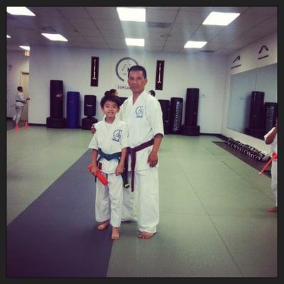 Isaac and Sensei Frank