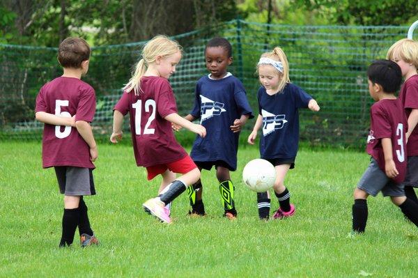 Soccer happens in Fall and Spring Leagues, and Summer Camps!