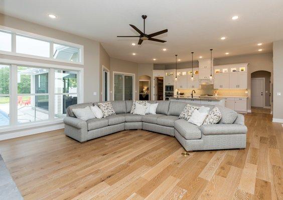 Open Concept Living Room / Kitchen