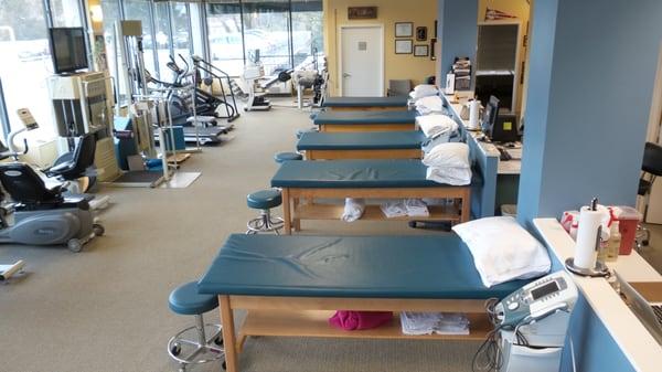 Clinic Floor with treatment tables