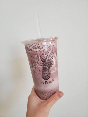 SWEET RED BEAN SAGO LATTE ($6.80)