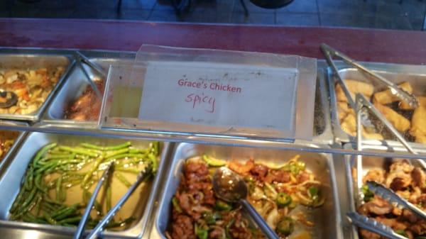 Grace's spicy chicken.