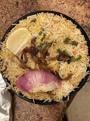 Vegetable Dum Biryani