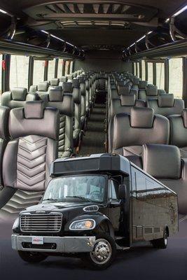 40pax mini coach mini bus rental Our Buses Are Your Ideal Wedding Transportation Service!