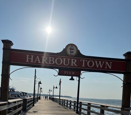 Harbour board walk