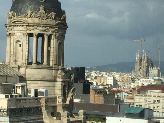 Barcelona Hotel View of La Familia Sagrada