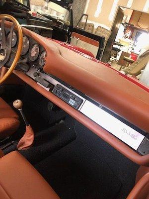 New leather covered dash