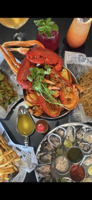 Cajun seafood bucket