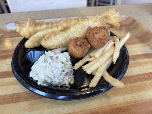 3 Piece Batter Dipped Fish Meal