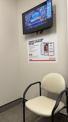 Another waiting room just to trick you that the doc is on the way