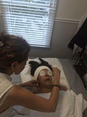 Threading is a great alternative to waxing for sensitive or tanned skin.