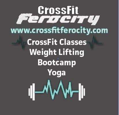 Visit www.crossfitferocity.com for the full class schedule!