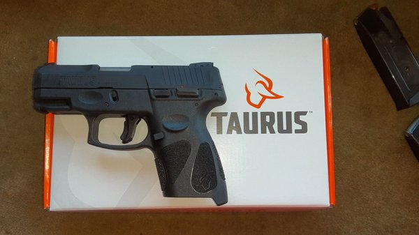 My new contact Taurus 9mm. I put a lot of rounds through it that day to break her in and to get comfortable with the sites and trigger pull