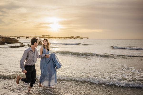 Engagement Photo at Fort De Soto