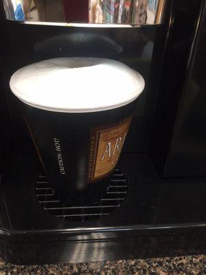 New BP coffee machine