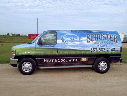 Heat & Cool with Dirt!  #1 in the tri-states for geothermal installation and service!