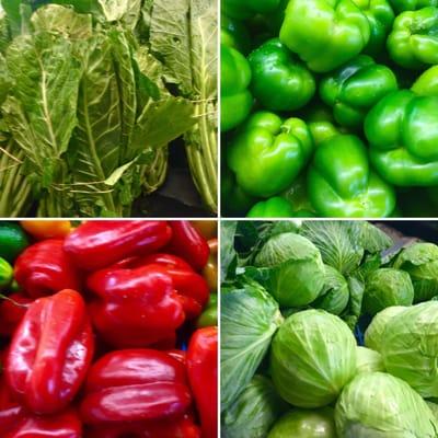 Fresh produce galore at Curb Produce inside Sweet Auburn Curb Market.