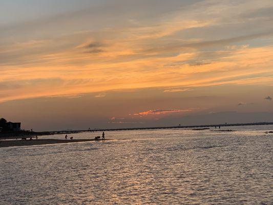 Sunset on Willoughby Spit!