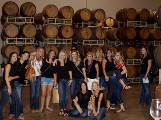 Group of Zinfandel loving ladies from San Francisco. What a great group.