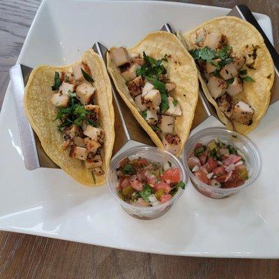 Chicken Street Tacos With Pico De Gallo