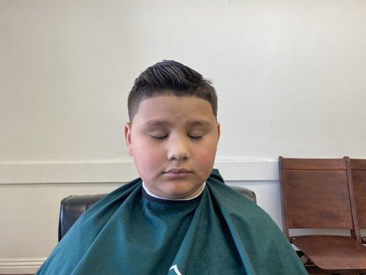 Kids Haircut Front View