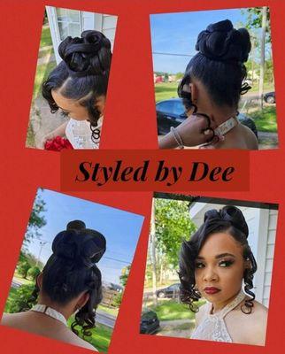 Up-do style