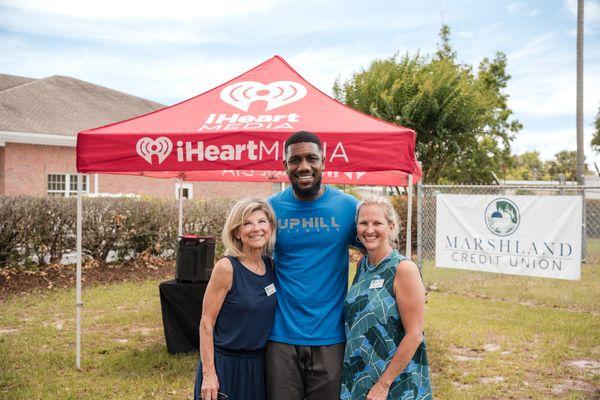 President and CEO, Mary Jenrette with Kali Kold of iHeart Media and Amy Fritchman, CMO.