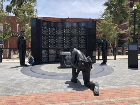 Memorial during the daytime