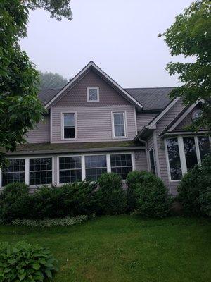 Front of main house at fairchase keep