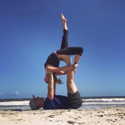 Yoga on East Beach St. Simons Island