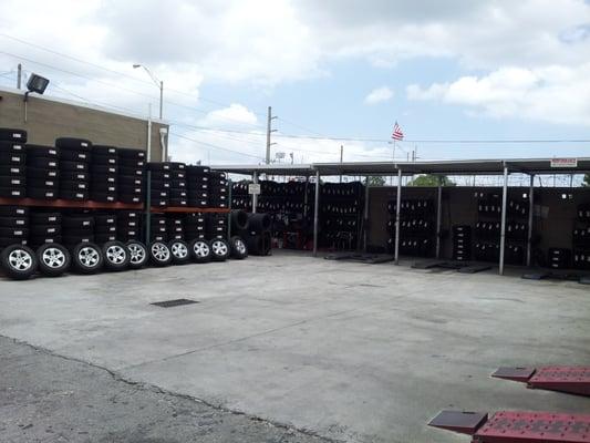 Tire center, all brands of tires available, tire rotation and alignment, etc.