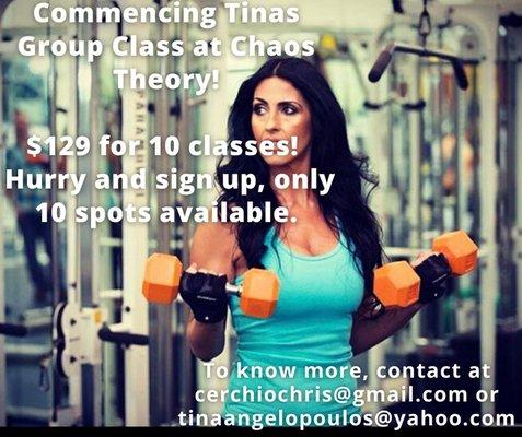 Sign up fast! Group class, couple spots left