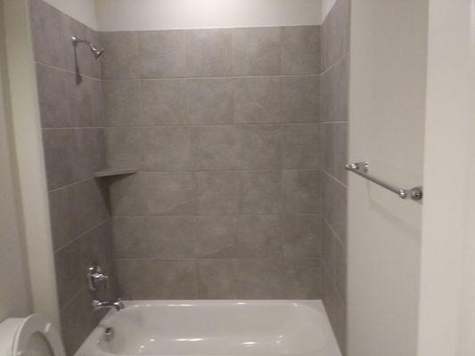 New shower