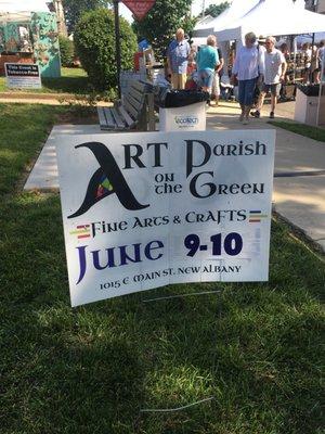 Annual small juried art show in downtown New Albany at St. Paul's Episcopal Church.