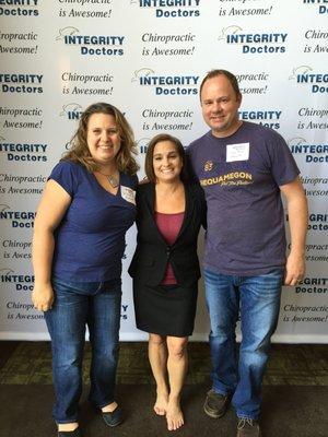 Dr. Brenda Fortin with Olympian Mary Lou Retton