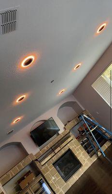 Install recessed lights