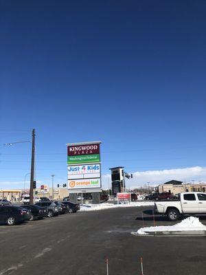 New location giant street sign. New location: Sunnyside rd.