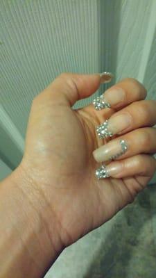 Nude fullset with diamonds