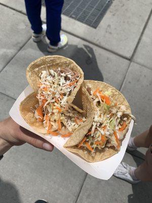 Pulled pork tacos