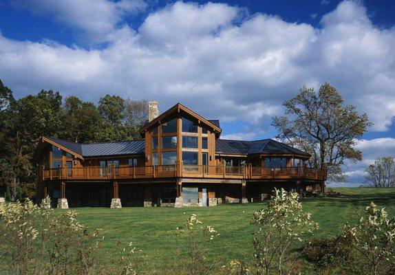 Majestic Cedar Home in Virginia