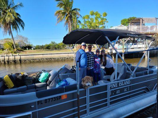 Just one of many happy customers renting out one many of our beautiful boats!