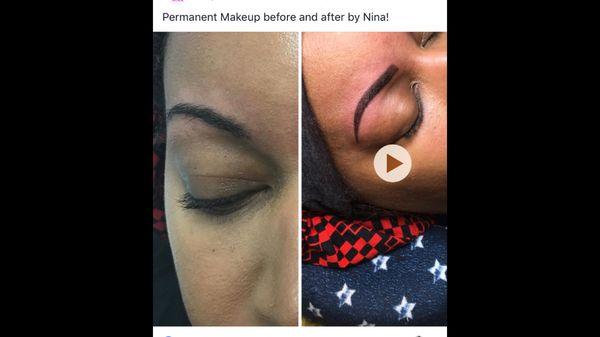 Permanent Makeup Eyebrows!