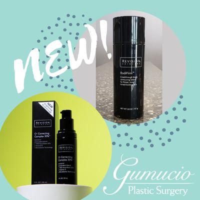 Check out two of our newest products from Revision Skincare - Bodifirm and C+ Correcting Complex!