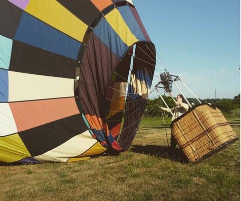 Deflating the balloon